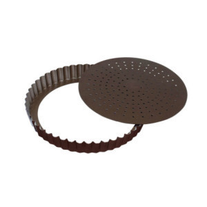 Tortiera scanalata perforata antiaderente - 240 mm