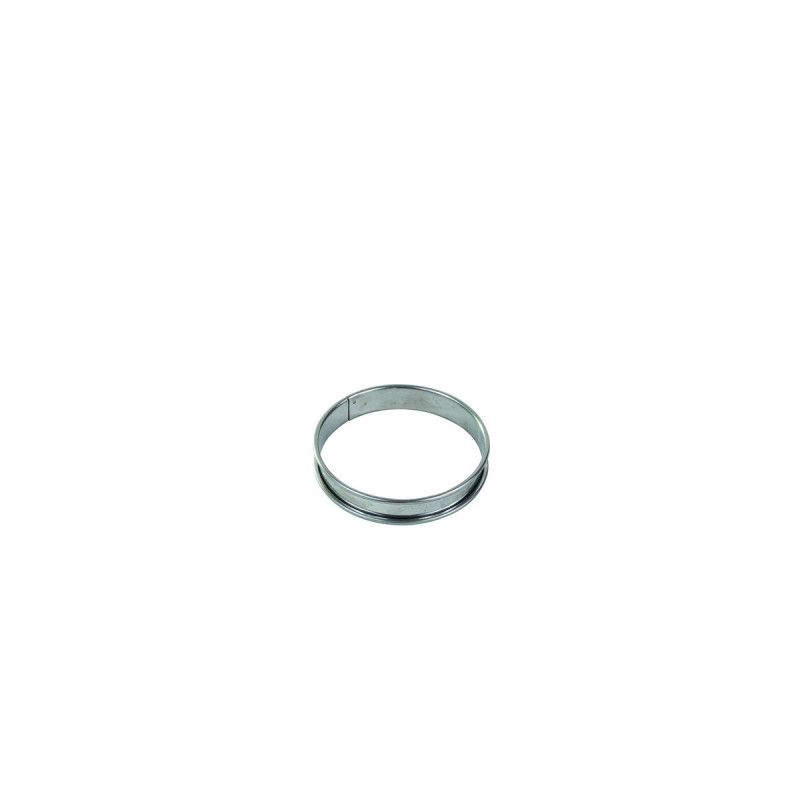 Cerchio per crostata Inox Ø100 mm, cottura perfetta e facile sformatura Cerchio per crostata Inox Ø100 mm, cottura perfetta e facile sformatura