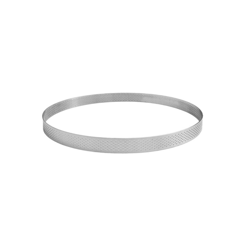 Cerchio per Crostata Forato in Acciaio Inox - ⌀ 280 mm - Gobel: Qualità professionale Cerchio per Crostata Forato in Acciaio Inox - ⌀ 280 mm - Gobel: Qualità professionale