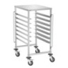 Carrello Euronorm AEN700-6040 Bartscher: Stoccaggio professionale nella ristorazione