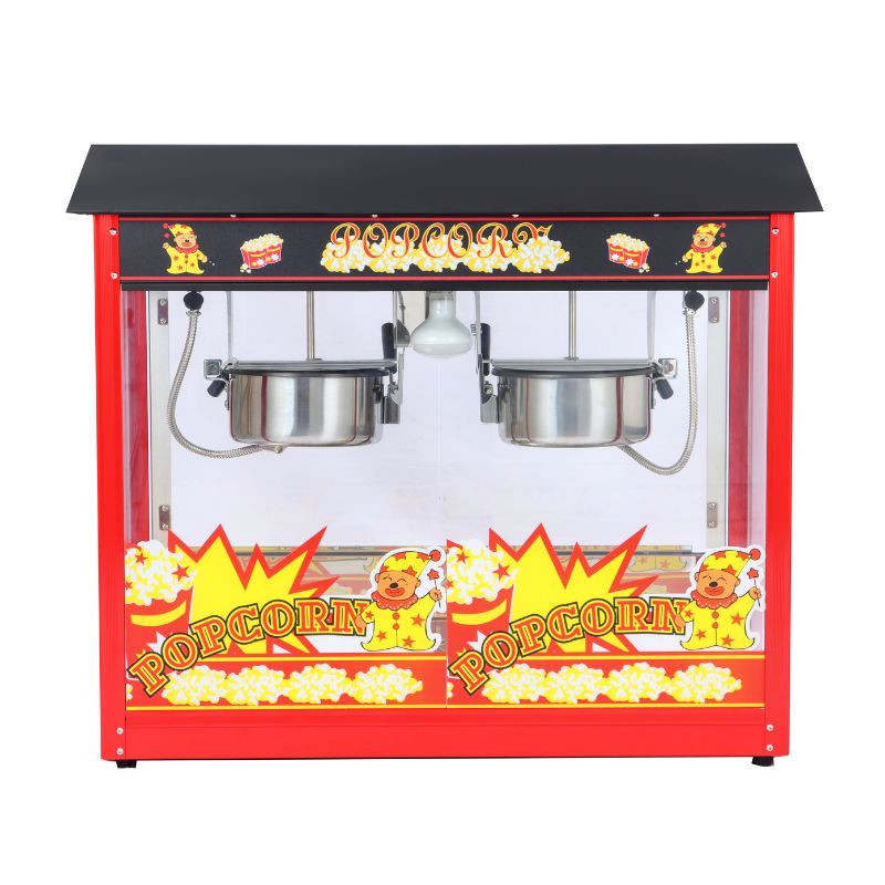 Macchina per Pop-Corn Professionale Double Dynasteel: Prepara popcorn deliziosi per i professionisti. Macchina per Pop-Corn Professionale Double Dynasteel: Prepara popcorn deliziosi per i professionisti.
