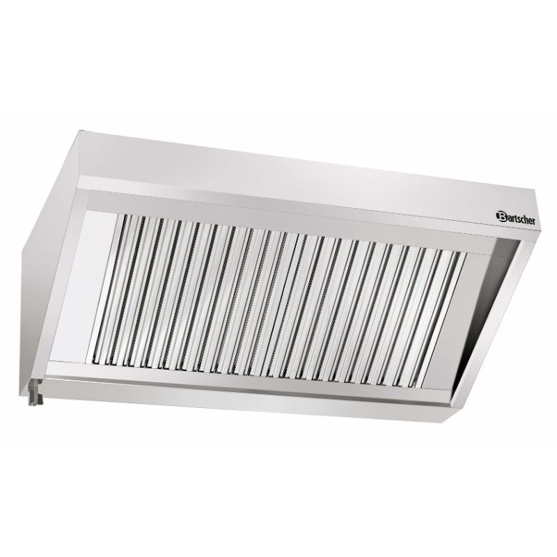 Cappa a parete 900 motore Bartscher | Potenza 220W, Portata 1500 m³/h Cappa a parete 900 motore Bartscher | Potenza 220W, Portata 1500 m³/h