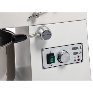 Impastatrice 20 L con Vasca Amovibile e Testa Sollevabile - Velocità Variabile - Dynasteel