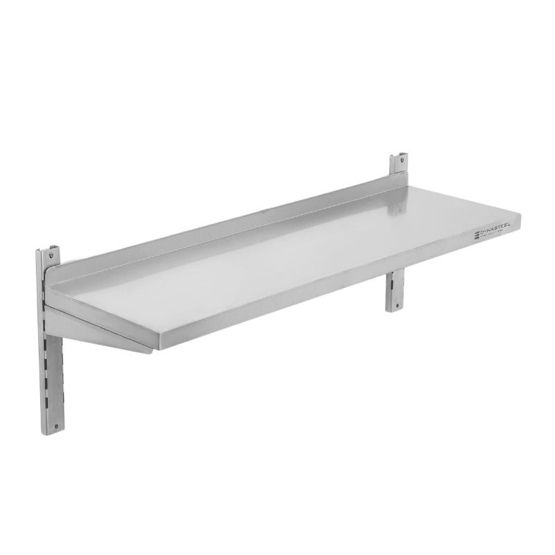 Mensola a Muro in Acciaio Inox su Cremagliere - L 1000 x P 300 mm - Dynasteel Mensola a Muro in Acciaio Inox su Cremagliere - L 1000 x P 300 mm - Dynasteel