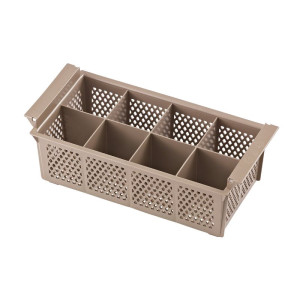 Lavastoviglie professionale con dosatore di liquido e detergente - 50x50 cm Dynasteel