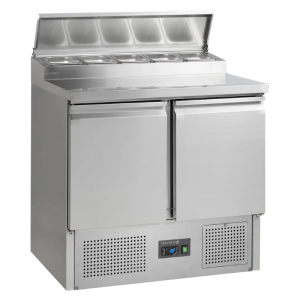Tavolo refrigerato TEFCOLD GN 1/1 - 5 GN 1/6 : Preparazione professionale