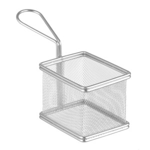 Cestino per patatine fritte in miniatura 100 x 80 mm