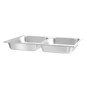 Bac GN 1/1 per Chafing Dish con 2 scomparti Hendi