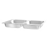 Bac GN 1/1 per Chafing Dish con 2 scomparti Hendi