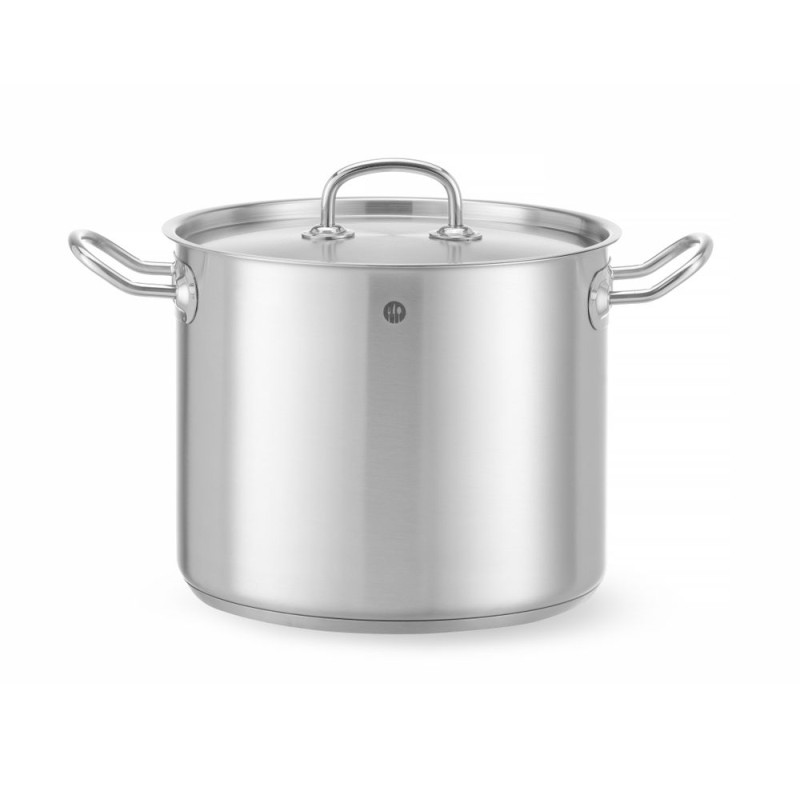 Marmitta Alta con Coperchio Kitchen Line 24 cm - Marca HENDI - Fourniresto Marmitta Alta con Coperchio Kitchen Line 24 cm - Marca HENDI - Fourniresto