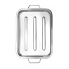 Piatto da forno in acciaio inossidabile - 43 x 31 x 6 cm - Marchio HENDI - Fourniresto