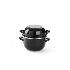 Cocotte per cozze smaltata - con coperchio - Marca HENDI - Fourniresto