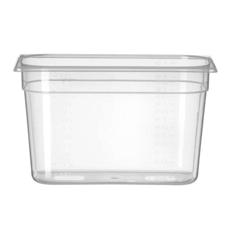 Bac Gastronorm GN 1/3 in polipropilene - 7,8 L - H 200 mm Bac Gastronorm GN 1/3 in polipropilene - 7,8 L - H 200 mm