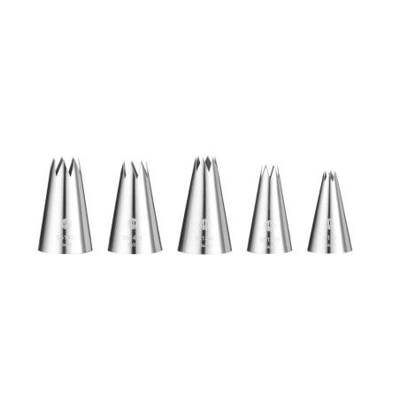Set di 5 boccole - zigrinato - Marca HENDI - Fourniresto