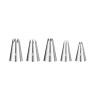 Set di 5 boccole - zigrinato - Marca HENDI - Fourniresto