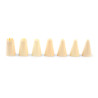 Set di 7 bocchette - zigrinato - Marca HENDI - Fourniresto