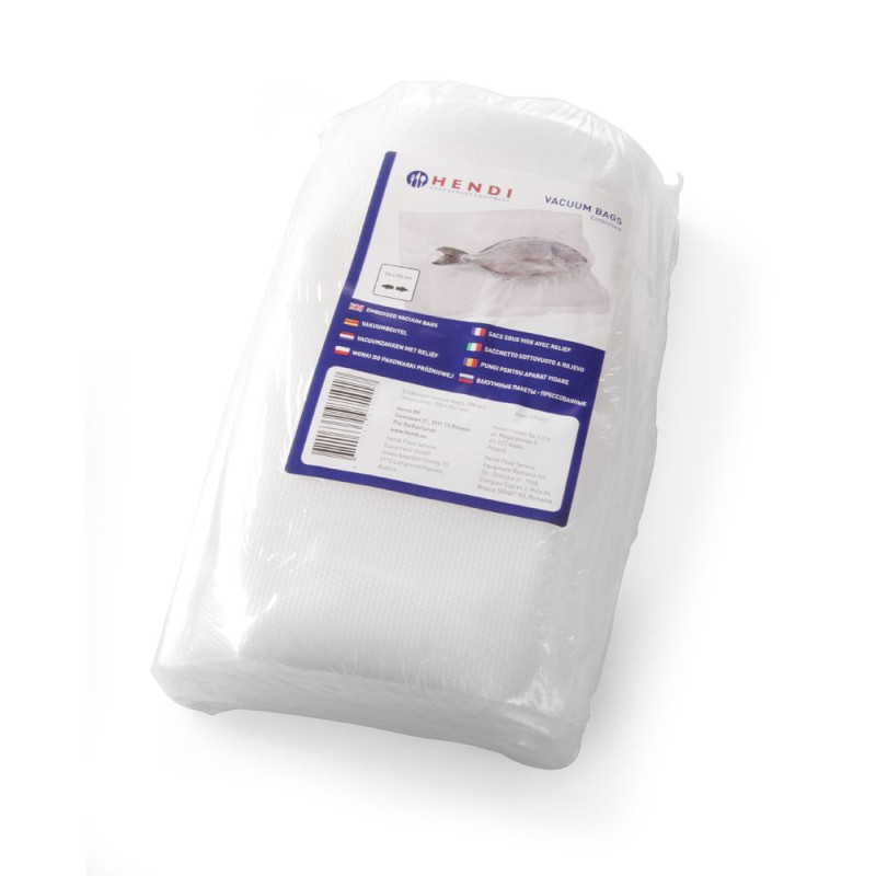 Sacchetti sottovuoto goffrati 150 x 400 mm - Lotto da 100 Sacchetti sottovuoto goffrati 150 x 400 mm - Lotto da 100
