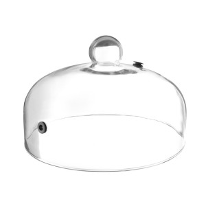 Campana Piana in Vetro con Aerazione - ø 260 mm