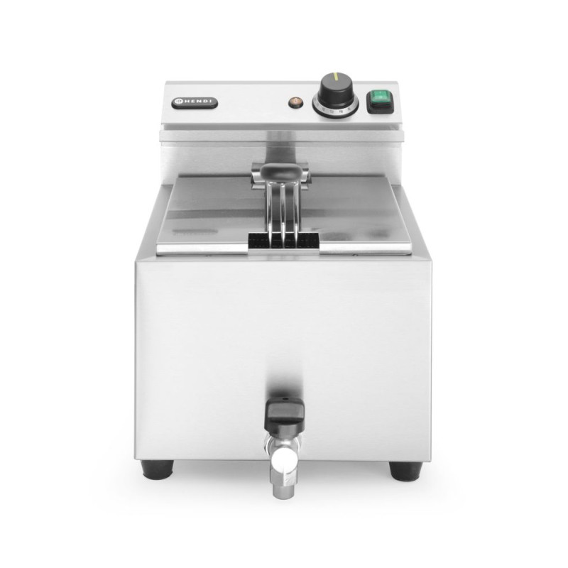 Friggitrice Professionale con Rubinetto di Scarico - 8 L Friggitrice Professionale con Rubinetto di Scarico - 8 L
