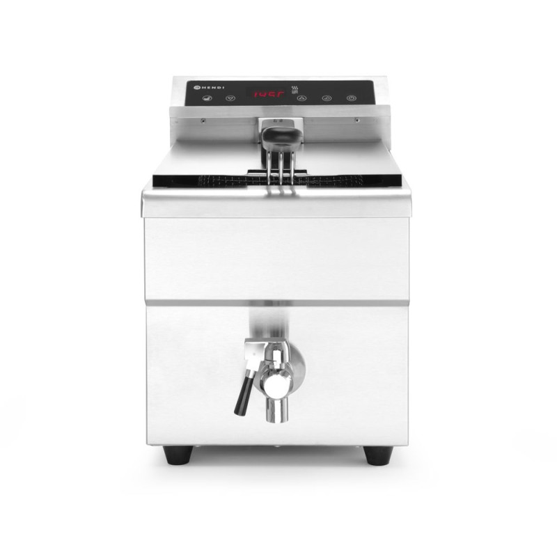 Friggitrice ad induzione con rubinetto di scarico - 8 L Friggitrice ad induzione con rubinetto di scarico - 8 L