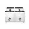 Friggitrice ad induzione con rubinetto di scarico - 2 x 8 L