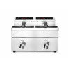 Friggitrice ad induzione con rubinetto di scarico - 2 x 8 L