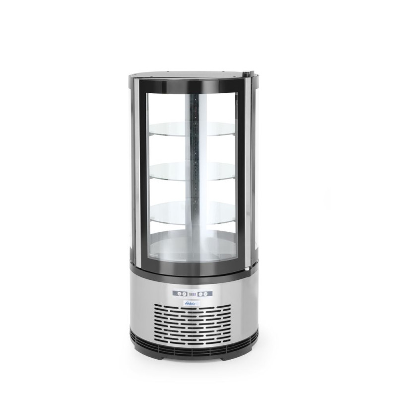 Vetrina espositiva per pasticceria rotonda - 100 L Vetrina espositiva per pasticceria rotonda - 100 L