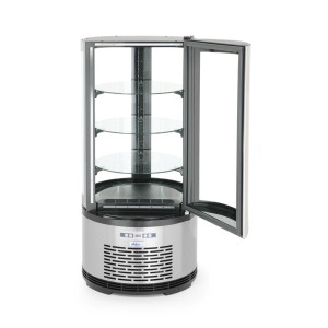 Vetrina espositiva per pasticceria rotonda - 100 L