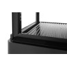 Vetrina refrigerata nera a 4 lati in vetro - 68 L