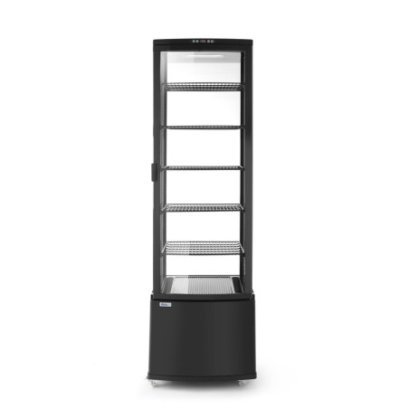 Vetrina refrigerata per dolci nera - 280 L