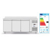 Congelatore da banco con tre porte Profi Line 420L - Marca HENDI - Fourniresto