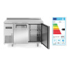 Congelatore da banco con due porte Kitchen Line 220L - Marca HENDI - Fourniresto