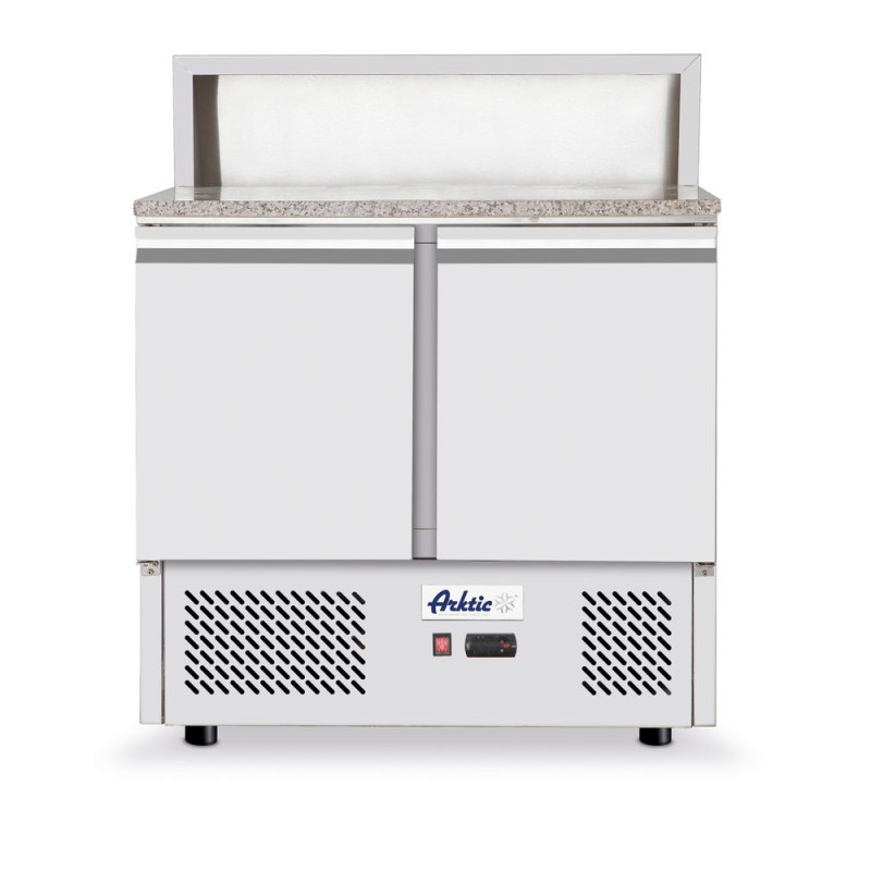 Bancone di preparazione refrigerato per pizze o insalate - 300 L Bancone di preparazione refrigerato per pizze o insalate - 300 L