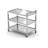 Carrello di Servizio Ultra Resistente - 3 Livelli - HENDI