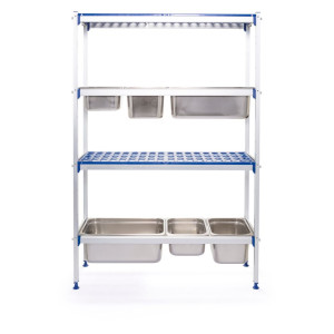 Scaffale in alluminio - GN 1/1