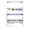 Scaffale in alluminio - GN 1/1