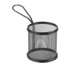 Cestino per Patatine Miniature Nero - 90 x 90 mm