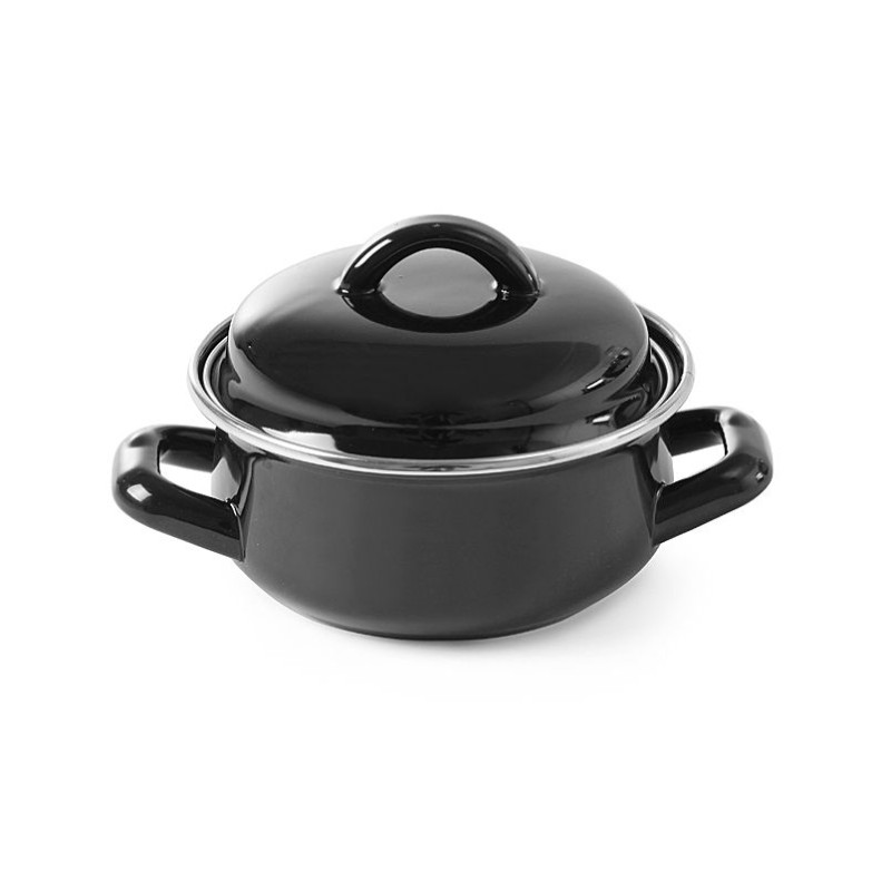 Marmitta Nera con Coperchio - 0,6 L Marmitta Nera con Coperchio - 0,6 L