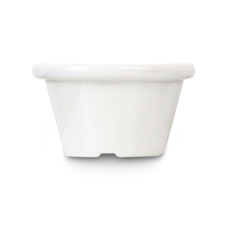 Ramequins Colore Avorio in Plastica - Lotto di 12 Ramequins Colore Avorio in Plastica - Lotto di 12