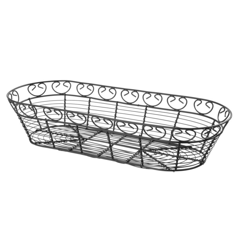 Cestino in filo decorativo rettangolare - Marca HENDI - Fourniresto Cestino in filo decorativo rettangolare - Marca HENDI - Fourniresto