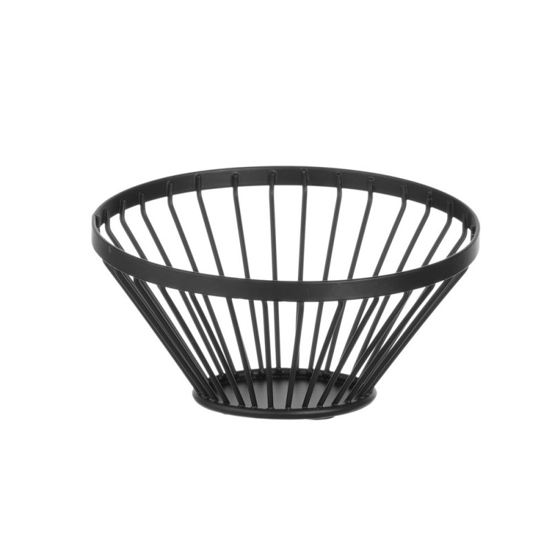 Cestino per Frutta Obliquo Nero - 150 mm di Diametro Cestino per Frutta Obliquo Nero - 150 mm di Diametro