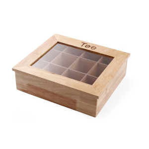 Scatola del tè in legno - Marchio HENDI