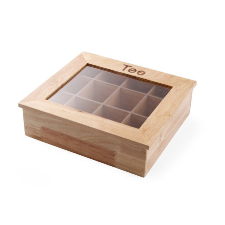 Scatola del tè in legno - Marchio HENDI