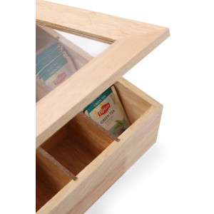 Scatola del tè in legno - Marchio HENDI