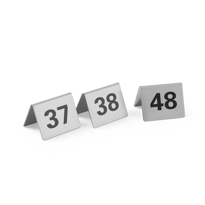Cavalletti da tavolo numerati - Marca HENDI - Fourniresto Cavalletti da tavolo numerati - Marca HENDI - Fourniresto