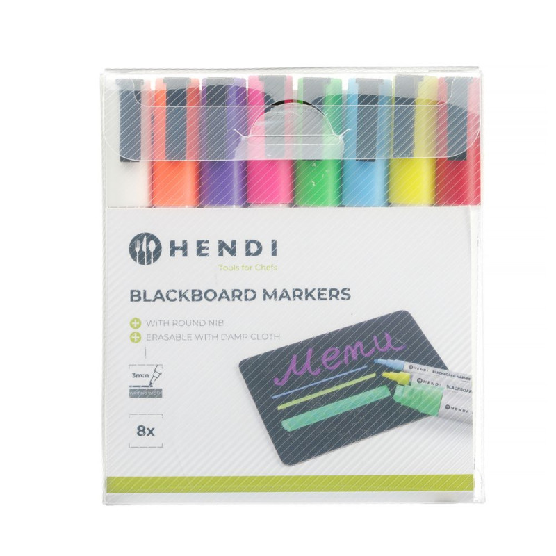 Pennarelli gessetti 3 mm - Marca HENDI - Fourniresto Pennarelli gessetti 3 mm - Marca HENDI - Fourniresto