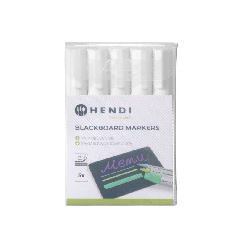 Pennarelli gessati da 6 mm - Marca HENDI - Fourniresto Pennarelli gessati da 6 mm - Marca HENDI - Fourniresto