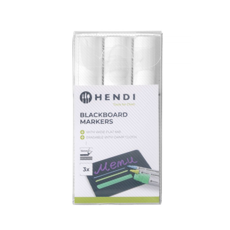 Pennarelli gessati 15 mm - Marca HENDI - Fourniresto Pennarelli gessati 15 mm - Marca HENDI - Fourniresto