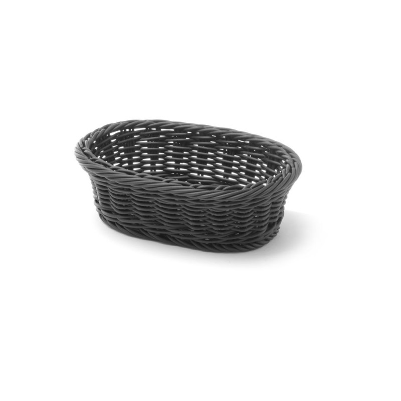 Cestino del pane ovale nero - 190 x 120 mm Cestino del pane ovale nero - 190 x 120 mm
