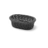 Cestino del pane ovale nero - 190 x 120 mm